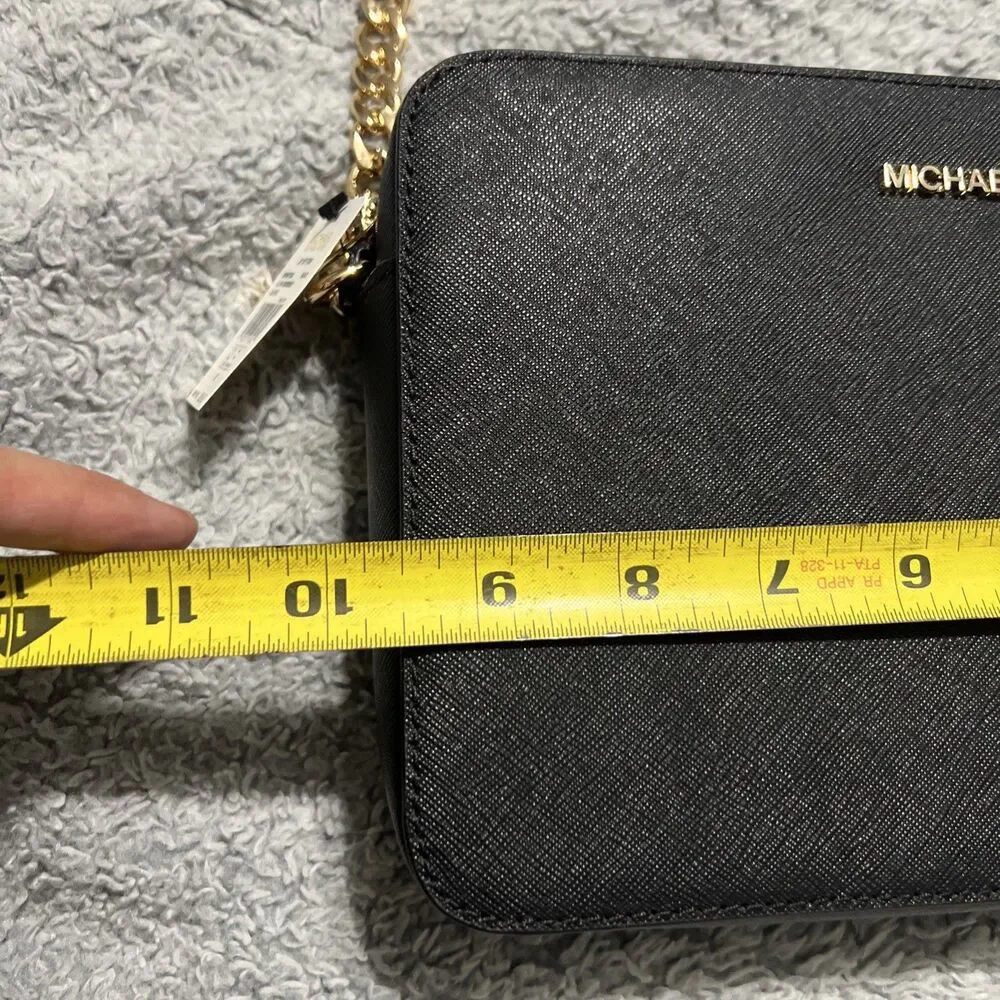 Michael Kors Saffiano leather black Crossbody bag